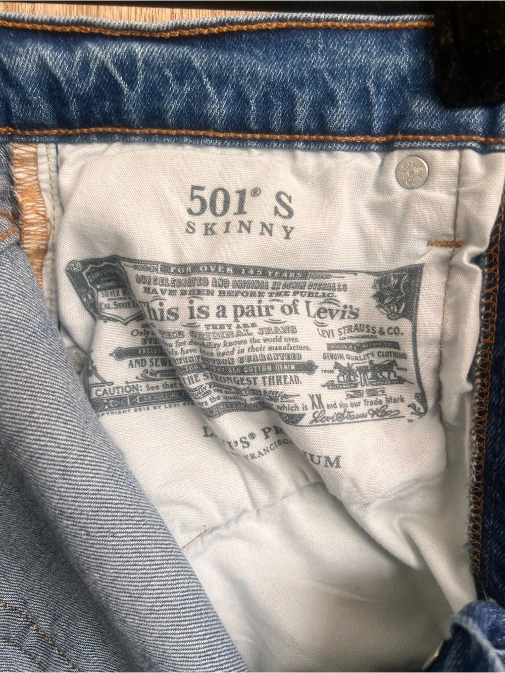 Levi’s Premium 501S Skinny Jeans - W26